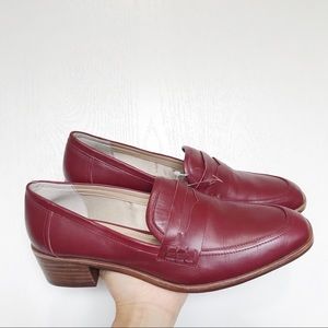Steven by Steve Madden Red Leather Platform shoes